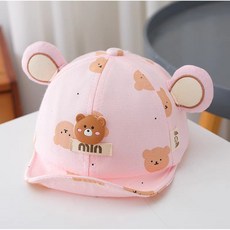 백백이나라 유아용 곰돌이 볼캡 캡모자