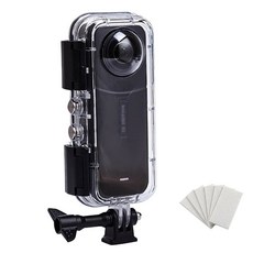 UNISONPET INSTA 360 X5용 45M /147FT 다이빙 포함 하우징 X5 액션 보호 액세서리 케이스 방수 브래킷 쉘 카메라용 수중