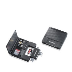 宏晉 HONG JIN 七合一OTG讀卡機 讀卡器 OTG手機平板可用 收納盒 USB隨身碟 SD卡 TF讀卡機 多種接口 高速傳輸, 1個