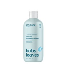ATTITUDE艾特優 嬰幼兒泡泡浴-杏仁奶 溫和低刺激 寶寶安心使用 享受泡澡樂趣, 473ml, 1瓶