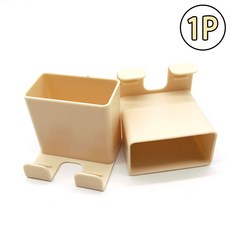 부착식 다용도 거치대 베이지 iri48610fu, 단일
