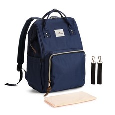 Ramhorn 기저귀 가방 백팩 다기능 방수 여행용 백팩 엄마용 레드, 블루