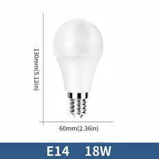 10pcs LED 전구 램프 AC220V E27 E14 3W 6W 9W 12W 15W 18W 20W Lampada Bombilla 거실 홈 Luminair AP 220V, E14 18W, Three-color dimmer, 1개