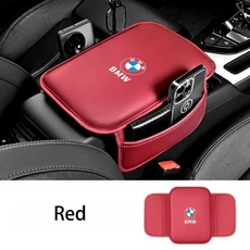 자동차 팔걸이 박스 패드 가죽 매트 액세서리 BMW E63 E70 E88 E90 E92 E93 E39 E46 E60 X3 X4 X5 X6용, 01 Red, 1
