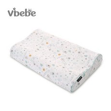 Vibebe 兒童枕 涼感透氣 舒適支撐 人體工學設計 松石綠