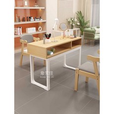 네일 테이블 네일샵 데스크 시술대 책상 작업대 살롱, 1개, 월넛 80 (서랍X 의자X)