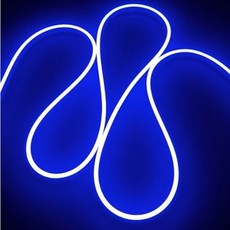 삼항LED 12V용 실리콘면발광 V3 LED바 자동차량LED램프/인테리어 조명 식빵등, 1개, 양면테이프형 블루LED(10cm당 기본연결발송)