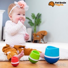 童心園 Fat Brain 疊疊不倒翁 - 嬰幼兒玩具 堆疊樂趣, 1個