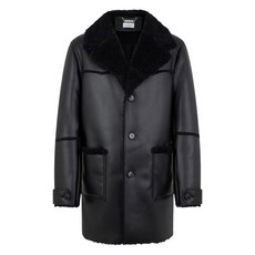 필립플레인 페이크 시어링 칼라 재킷