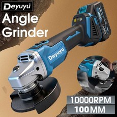 100mm 충전식 앵글 그라인더 리튬 배터리 연마 절단 연삭기 DIY 프로젝트용 샌딩 휠 공구