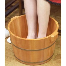 원목 족욕통 마사지샵 발찜질 각탕기 습식 가정용 1. 35cm 나무타입