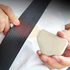 오각형임산부용안전벨트클립 블랙차량용안전벨트스토퍼 베이지, 블랙