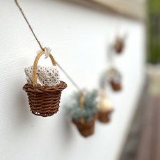 미니 바구니 가랜드