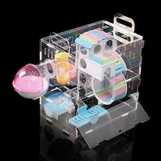 웬카 사육장 햄스터 케이지 풀세트 2층 쳇바퀴집