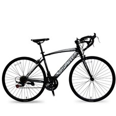 SPORTONE U9 PLUS 700C彎把21速公路車搭載安全副煞把設計專為入門練騎而生的男女學生公路跑車首選, 消光黑灰, 1個