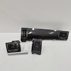 코란도C 전기형 대쉬보드 카본트림 송풍구 세트