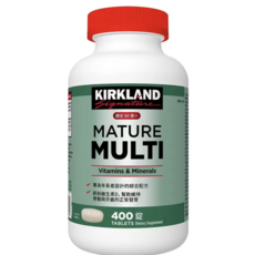 KIRKLAND Signature Mature Multi 適合50歲以上人士 綜合維生素, 400顆, 1個