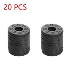 10-50Pcs 고무 기타 스트랩 잠금 블록 어쿠스틱 일렉트릭 기타베이스 경량 음악 요소 액세서리, 01 China Mainland, 01 20PCS