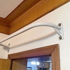 벽부착 가정용 홈트 벽걸이 실내 딥스 헬스 철봉 장비, 화이트 70cm, 1개, 1g
