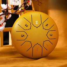 텅 빈 드럼 스틸텅드럼 핸드 팬 악기 소형 6인치, 1개