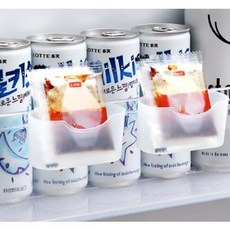 냉장고 문선반 클립형 미니 소스홀더 냉장고정리 소스통 보관통 2p, 1개, 상세페이지 참조
