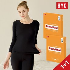 1+1] BYC 여성 보디히트 발열 내복 상의 히트텍