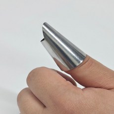 [1+1] 스테인리스 껍질 손질 견과류 엄지칼 손가락 칼 제거, 2개