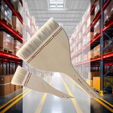 양모 백붓 4호 2.5 미술용붓 화방 아크릴물감 전문가용 다용도 양모붓