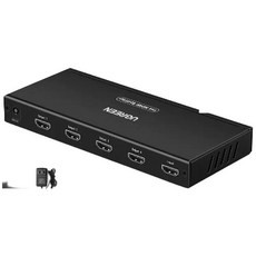 綠聯 HDMI一進四出分配器 高清4k 電腦 電視 機上盒 多螢幕 拓展器 分頻器, 40202