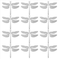 12 PCS 잠자리 냅킨 고리 아연 합금 냅킨 버클 실버 냅킨 반지 호텔 웨딩 홀리데이 홀리데이 테이블 디너 파티 장식, 은