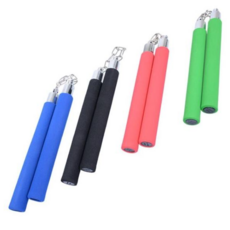 스폰지 스펀지 쌍절곤 그린 레드 블랙 블루 연습용쌍절곤 스폰지쌍절곤 스펀지쌍절곤, 3.스펀지쌍절곤(그린)