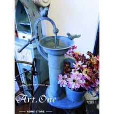 鄉村風藍綠色小鳥水器擺飾，清新風格居家裝飾，桌面擺件增添生活情趣