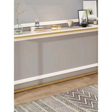 베란다수납장 긴테이블 책상 발코니 소파 벽 좁은선반, 1개