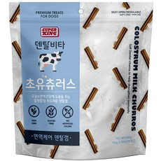 슈퍼킹 강아지 덴탈비타 초유츄러스 덴탈껌 50개입, 면역케어, 500g, 1개