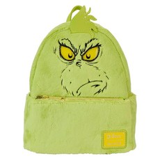Loungefly 라운지플라이 Dr Seuss 플러시 그린치 라이트업 코스프레 미니 백팩 배낭 가방 477071