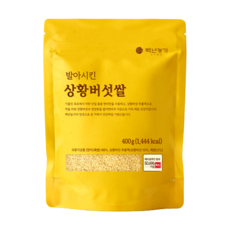 [백년농가] 김강우쌀! 도정 직후 발아시킨 상황버섯쌀 상황버섯현미 TV상황버섯쌀, 400g, 1개