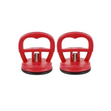 미니 자동차 덴트 수리 풀 차체 패널 리무버 빨판 도구 흡입 컵 유리 금속용 헤비 듀티 고무 2개, [02] red 2pcs, 02 red 2pcs