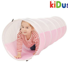 유아 터널 놀이 어린이 장난감 기구 아동 터널 놀이 유아체육 교육용 활동 교구 신체 체육, 핑크