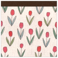 莫莫日貨 古川紙工 2022 Flower Life 鬱金香便條紙，四款日製全彩花卉圖案，精美memo記錄生活點滴, 1個