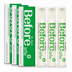 닥터버그 비포 바이트 아로마 롤온 스틱, 12ml, 3개