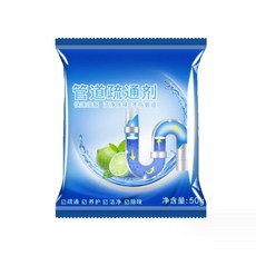 水管疏通劑 馬桶疏通劑 極致疏通 強力溶解, 1個, 管道疏通劑【1包】50g, 50g