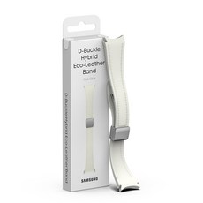 삼성 갤럭시워치 디버클 하이브리드 레더 스트랩 가죽 밴드, 1개, 크림 S/M 1개, 크림 S/M