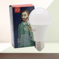旭光 LED 10W燈泡 1200流明 E27燈頭 節能省電, 晝光色/白光, 1個