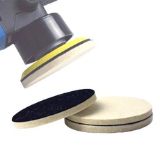 유막제거패드 전동드릴 광택패드 1-7 인치 양모 펠트 연마 연마 양모 휠 걸레 세트 자동차 폴리 셔 비트 페인팅 수리 10 에 적합, 6인치150mm