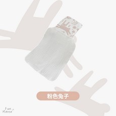 JellyPaw 嬰兒吸汗巾 純棉紗布材質 柔軟透氣背巾, 1個, 吸汗背巾-粉色兔子