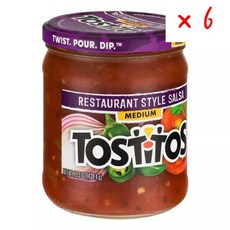 토스티토스 레스토랑 스타일 살사, 439g, 6개