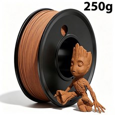 250G 조합 3D 프린터 소모품 PLA 레드 우드 박달나무 청목 황목 연색목 1.75MM 3d 인쇄 필라멘트 소모품 PLA 목재 블랙 우드 오질목 노란색 목재 250g 진공 포장, PLA 황목
