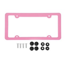 번호판 프레임 자동차 전면 후면 홀더 나사 캡세트, 4. 31x16cm, 1개