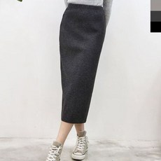 여자 겨울 니트 롱 스커트 치마 라인 H라인 패션 니트롱스커트 여성겨울 롱원피스_WFJN2XZ