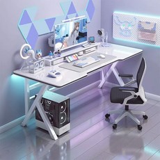 프란다스 컴퓨터 책상 다용도 테이블, 화이트